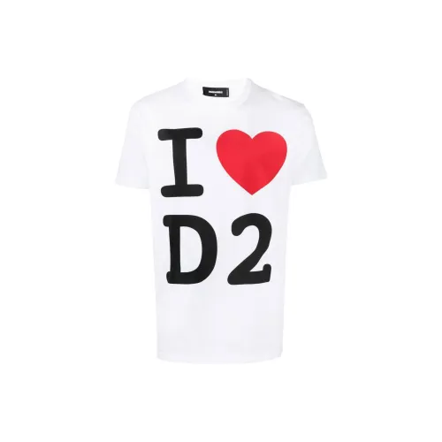 DSQUARED 2 'I Love D2' Cool Graphic-print T-shirt