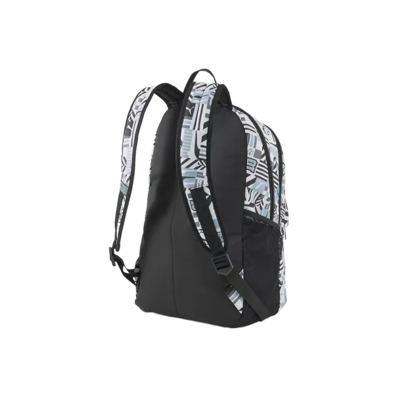 PUMA Polyester Backpack Regular Unisex Black White-1