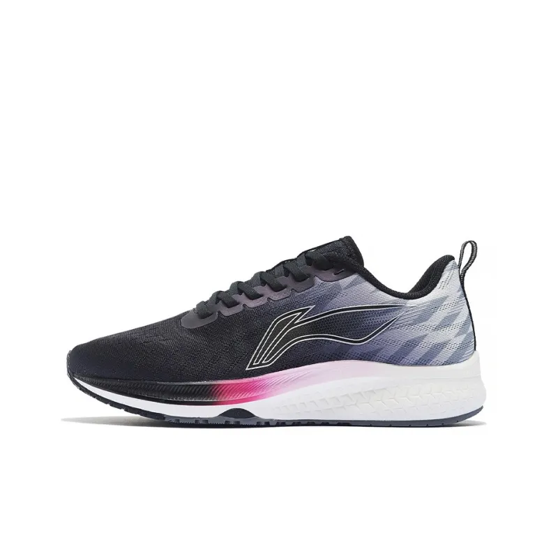 LiNing Red Hare 5 Low Top Running Shoes Women's Black Gray Color-0