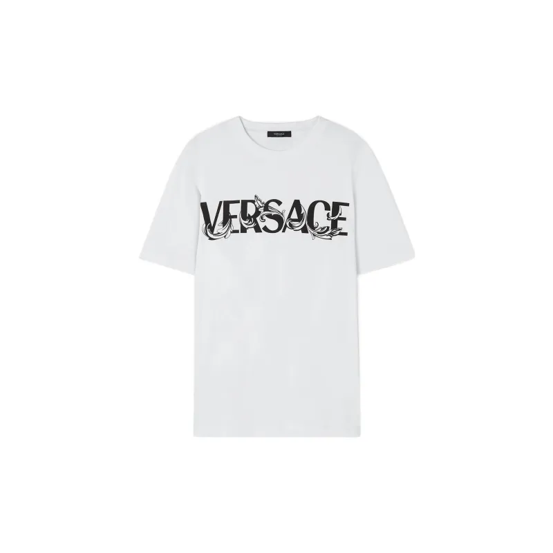 VERSACE Barocco Silhouette Logo T Shirt-0
