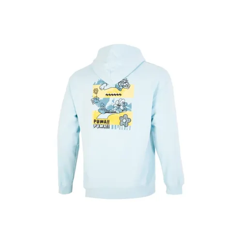 PUMA Downtown Sweatshirts Men Sky Blue