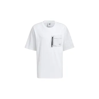 Adidas Originals Drop Shoulder Sleeve T Shirt Men's White