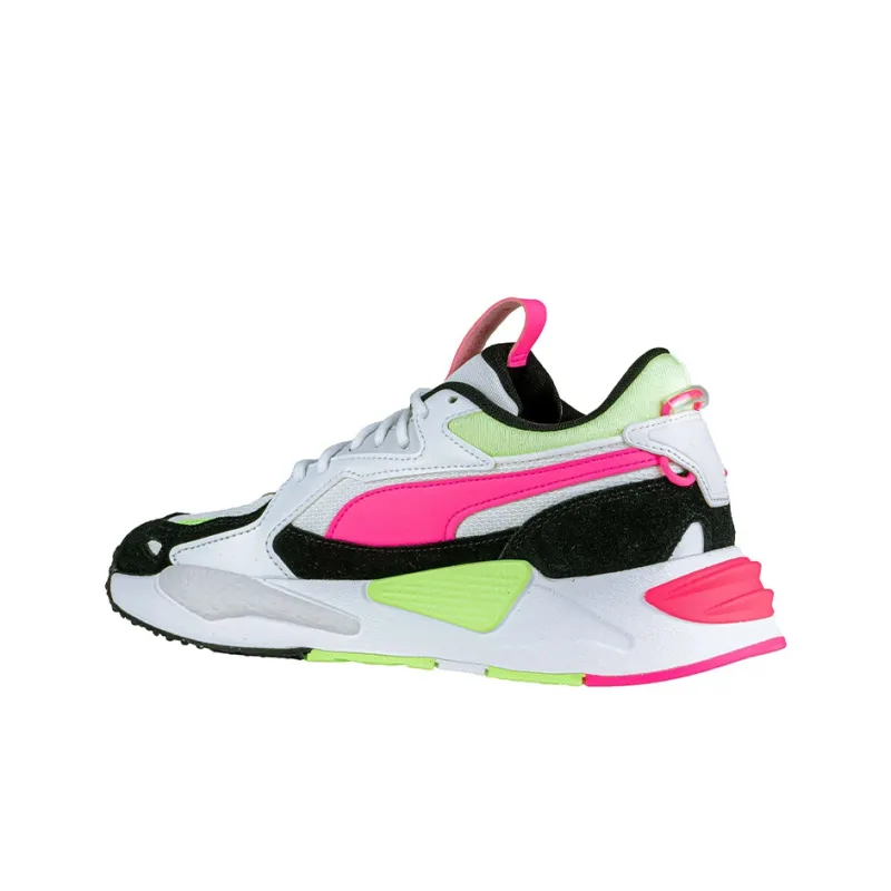 PUMA RS Z Reinvent White Fluo Pink Black Fizzy Lime Women's-2