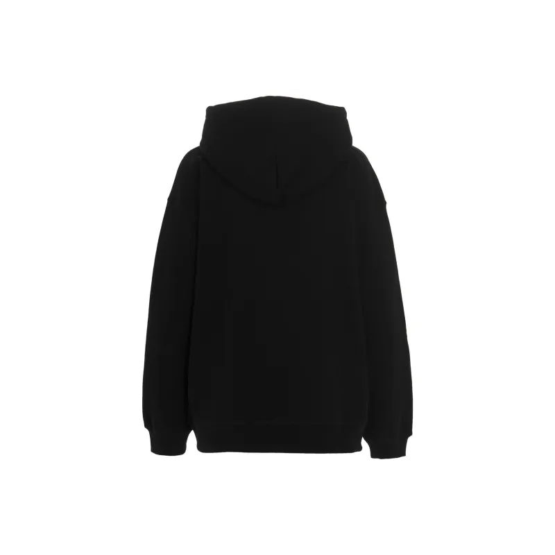 GANNI Sweatshirt Coat Women's Black-1