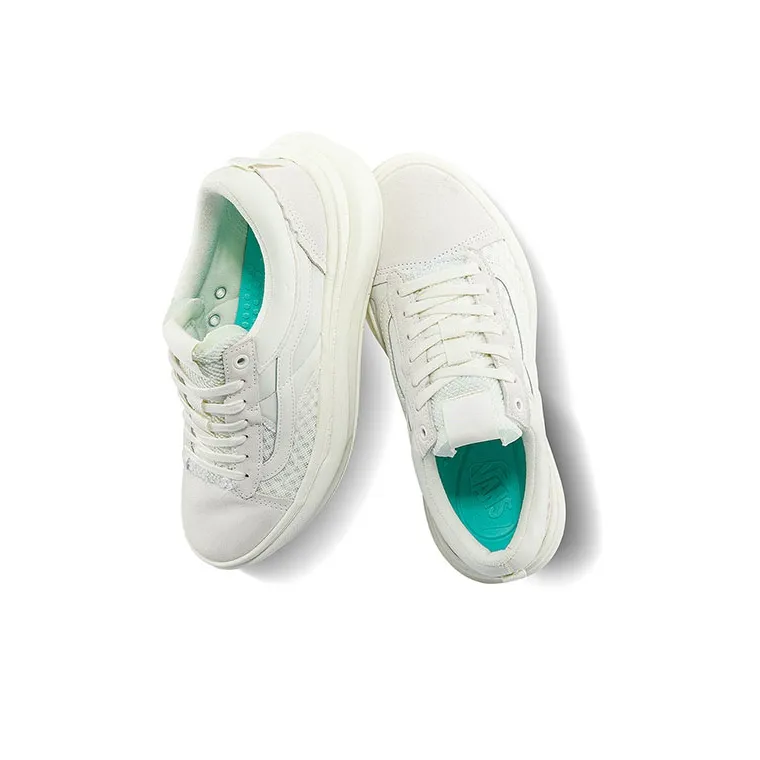 Old Skool Vans Overt Plus ComfyCush 'White Light Brown'-3
