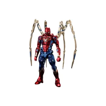 A Thousand Worth Of Practice Spider Man Fighting Armor Iron Spider Man Reissued Version Action Figures 16.5cm