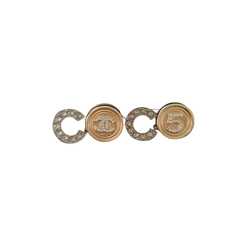 CHANEL 2000s CC logo Earrings-0