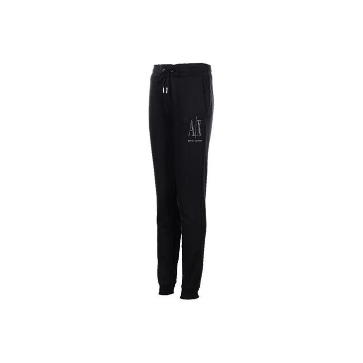 ARMANI EXCHANGE Knitted Sweatpants Women's Black-2