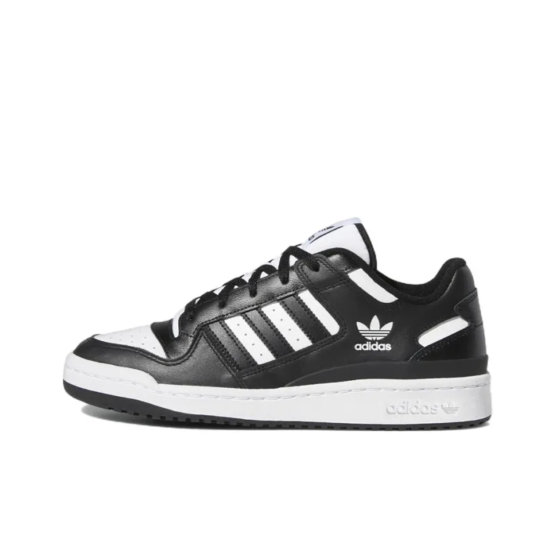 Adidas Forum Low Core Black Cloud White-0