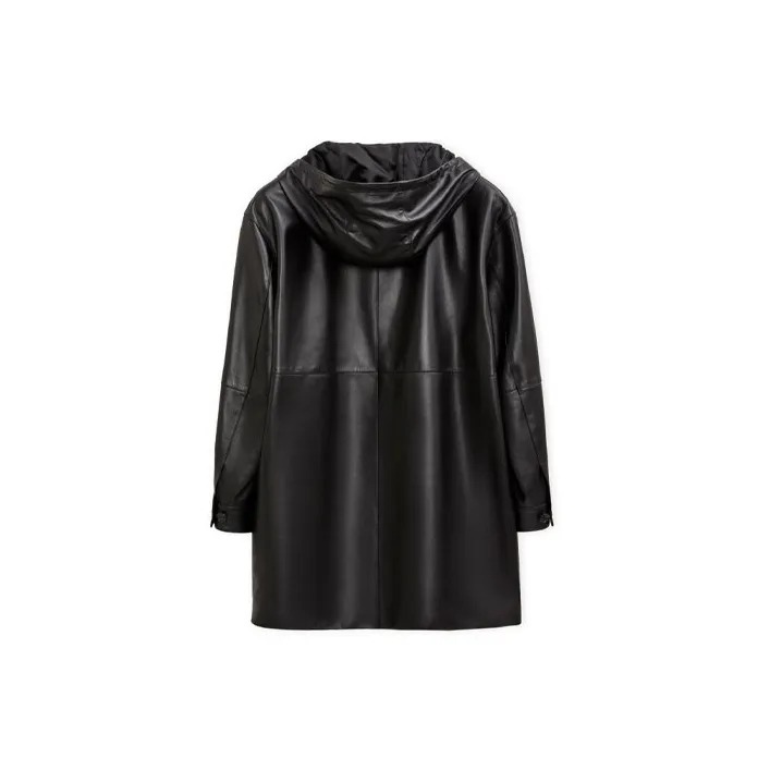 LOEWE Leather Jackets Men Black-1
