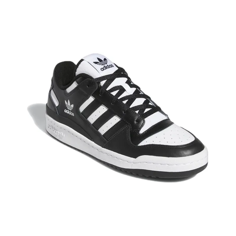 Adidas Forum Low Core Black Cloud White-2