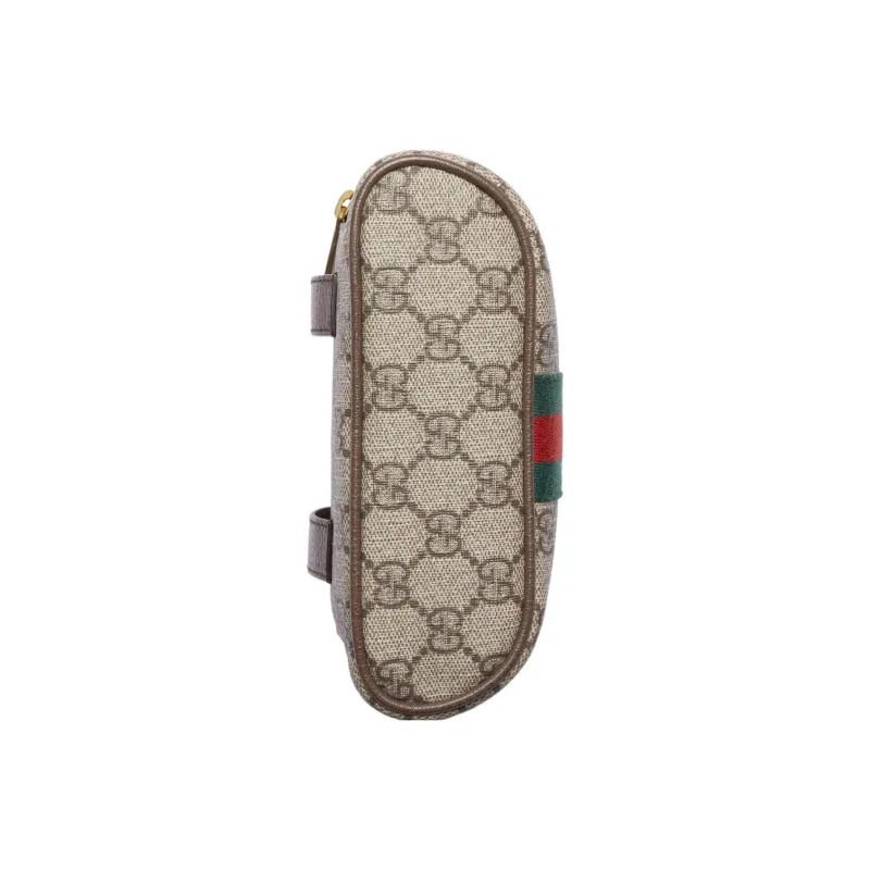 GUCCI Ophidia Supreme Canvas One Shoulder Handbags Fanny Pack Women's Ebony-8