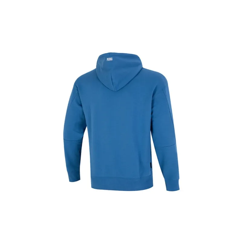 PUMA Colorful Sweatshirts Men Lake Blue-1