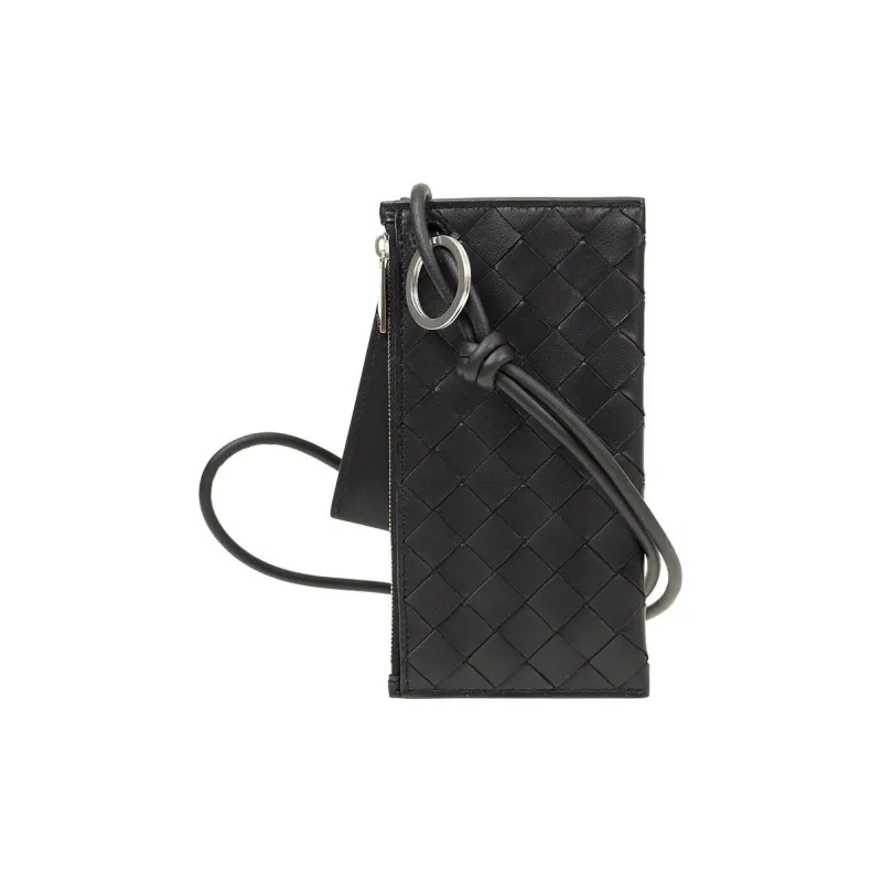 Bottega Veneta Double Pouch Crossbody Black-0