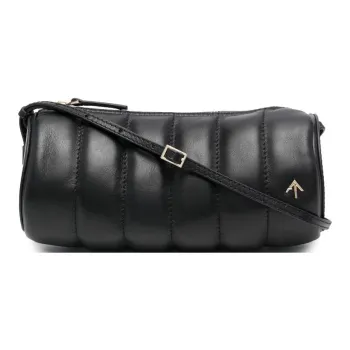 Manu Atelier Logo Plaque Padded Shoulder Bag