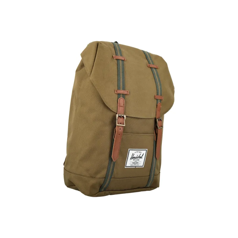 Herschel Polyester Backpack Women's Olive Green-1