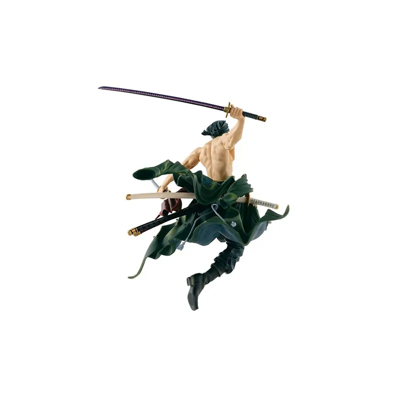 BANPRESTO One Piece World Colosseum Volume 1 Roronoa Zoro Figure Re Run Figure Green-1