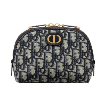 DIOR Women's Montaigne Collection Makeup Cosmetic Bag