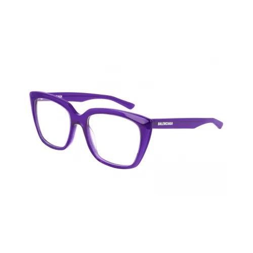 Balenciaga Eyeglass Frames Unisex Purple