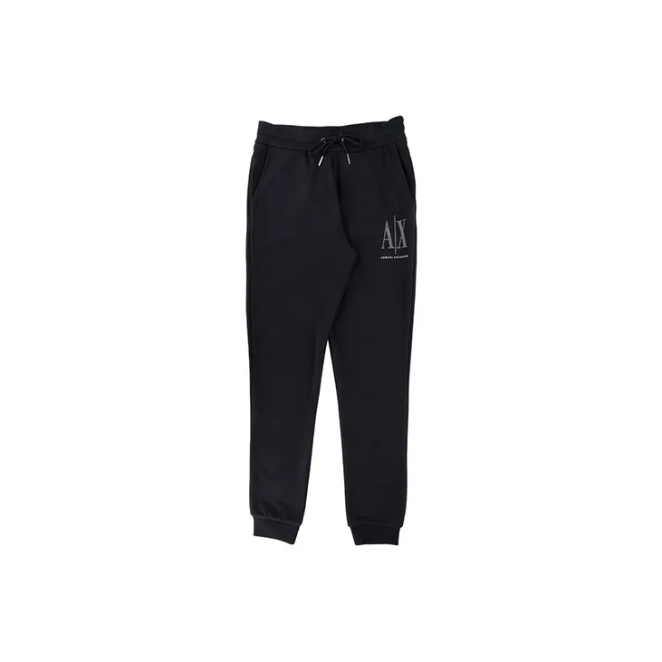 ARMANI EXCHANGE Knitted Sweatpants Women's Black-4