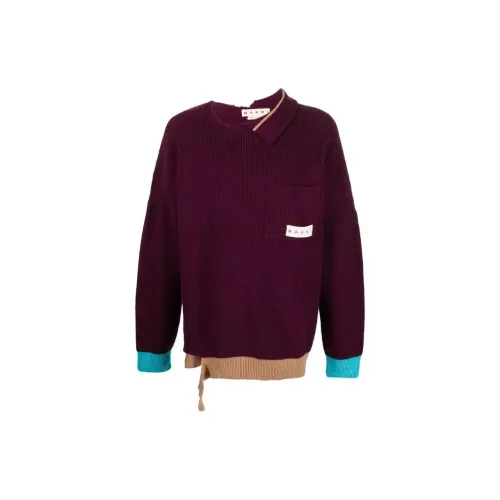 MARNI Sweaters Men Red