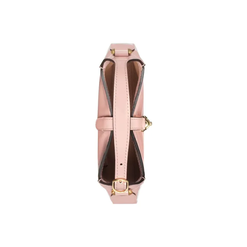 GUCCI Jackie 1961 Patent Leather Crescent Shoulder Bag Shoulder Bag Mini Women's Light Pink-5