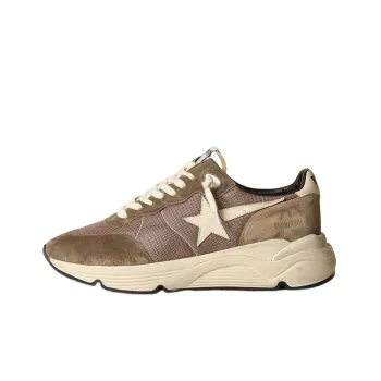 Golden Goose Running Sole Olive Green Cream