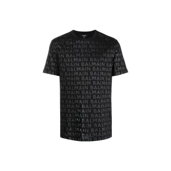 BALMAIN T-Shirts Men Black