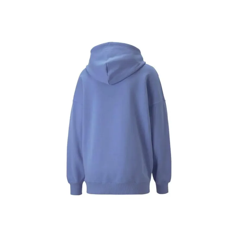 PUMA Downtown Sweatshirts Women's Blue Purple-1