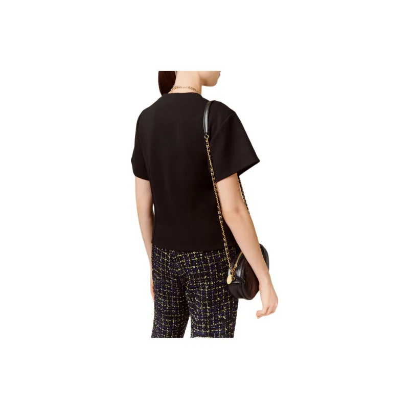 CHANEL T-Shirts Women's Black-1