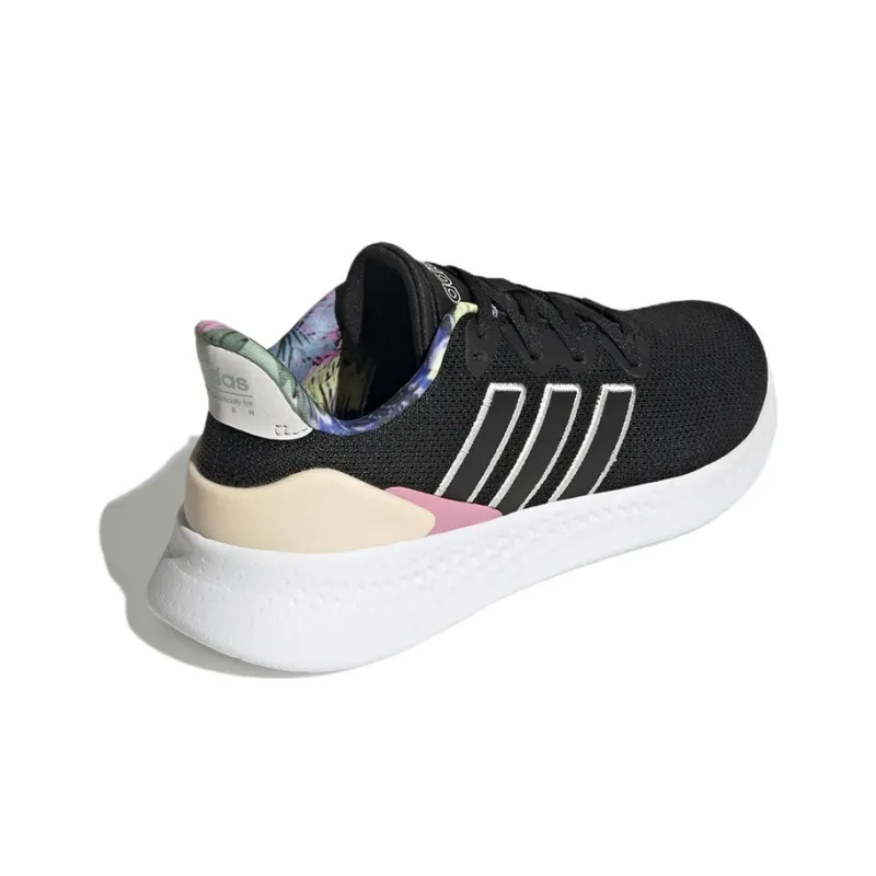 Adidas Neo Puremotion Se Core Black Grey Bliss Orange Women's-3