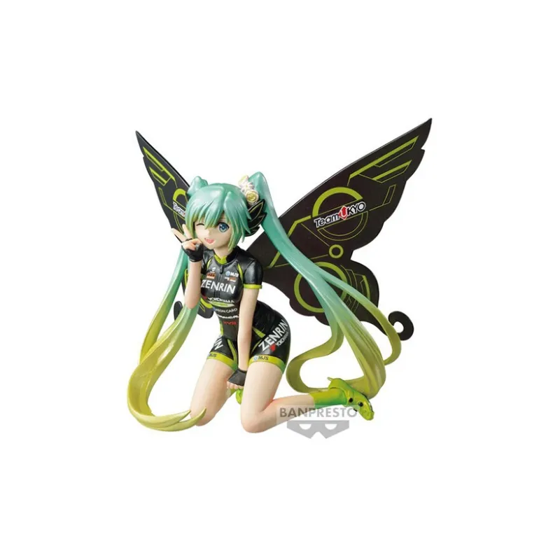 BANPRESTO Hatsune Miku Glass Factory Chronology Racing Future 2017 Team UKYO Support Bonus Gifts-1