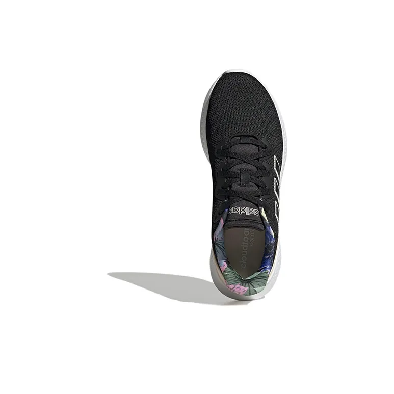 Adidas Neo Puremotion Se Core Black Grey Bliss Orange Women's-4