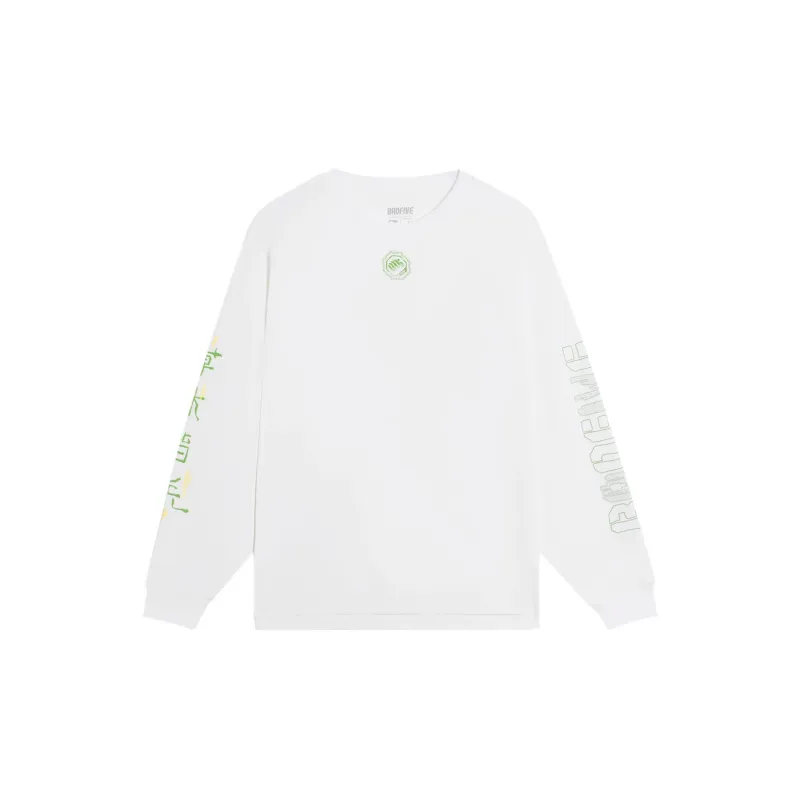 LINING Badfive T Shirts Unisex White-0