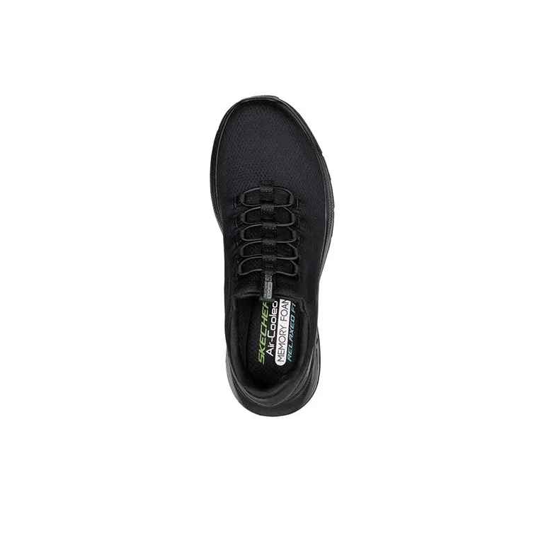 Skechers Equalizer 5.0 Slip Resistant, Abrasion Resistant, Breathable, Lightweight Low Top Casual Shoes Men's Black-3