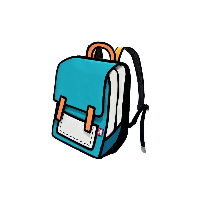 JumpFromPaper Polyester Backpack Regular Unisex Lake Green-3