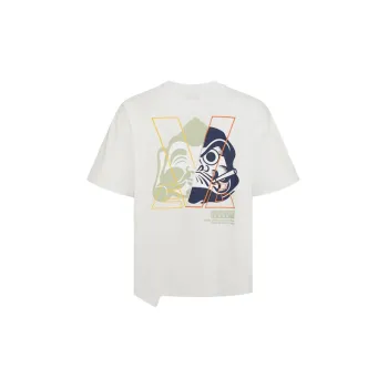 EVISU Drop Shoulder Sleeve T Shirt Men's Light Gray