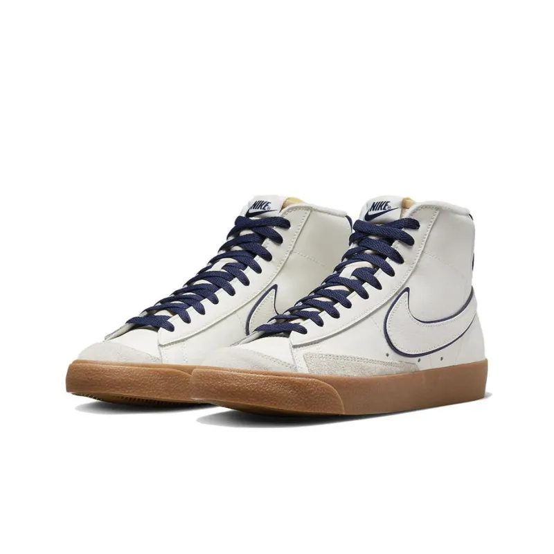 Nike Blazer Mid 77 Prm Sail Navy Gum-2
