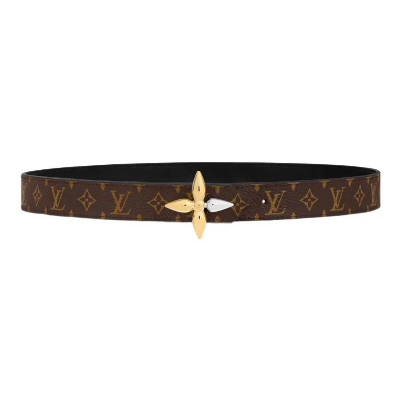 LOUIS VUITTON Louisette 25MM Reversible Belt Monogram Canvas-0