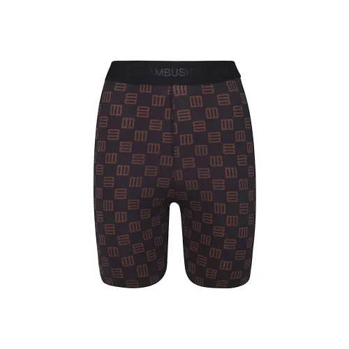 AMBUSH Monogram-print High-waist Cycling Shorts