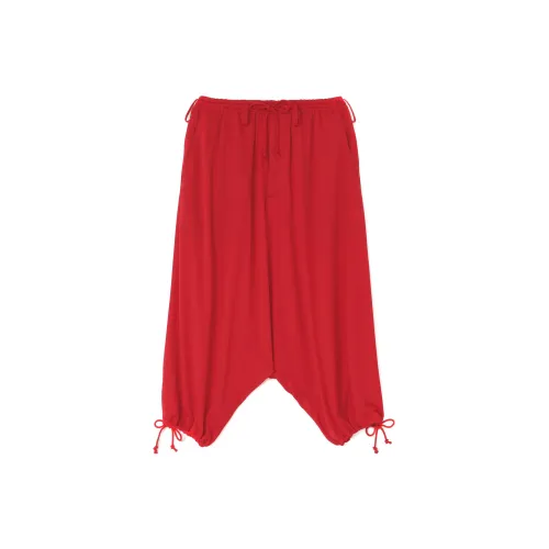 Yohji Yamamoto Casual Pants Unisex Red