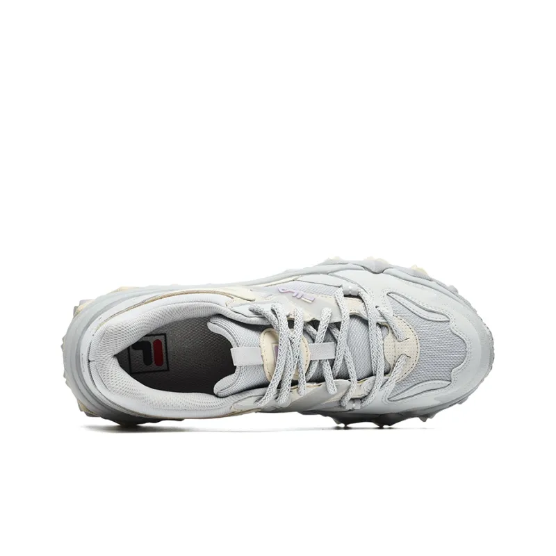 FILA Oakmont 2 Cushioning Anti Slip And Wear Resistant Low Top Casual Shoes Women's Gray-2