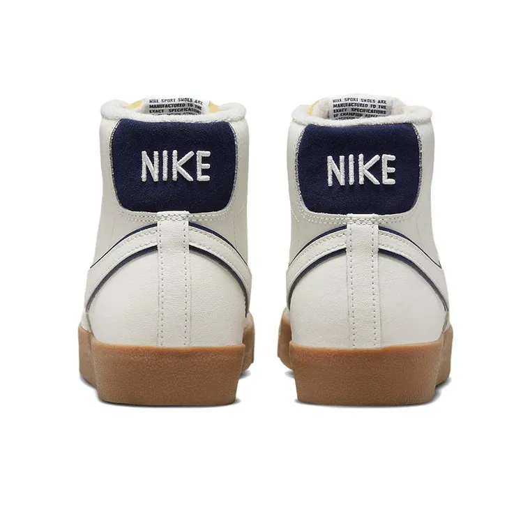 Nike Blazer Mid 77 Prm Sail Navy Gum-4