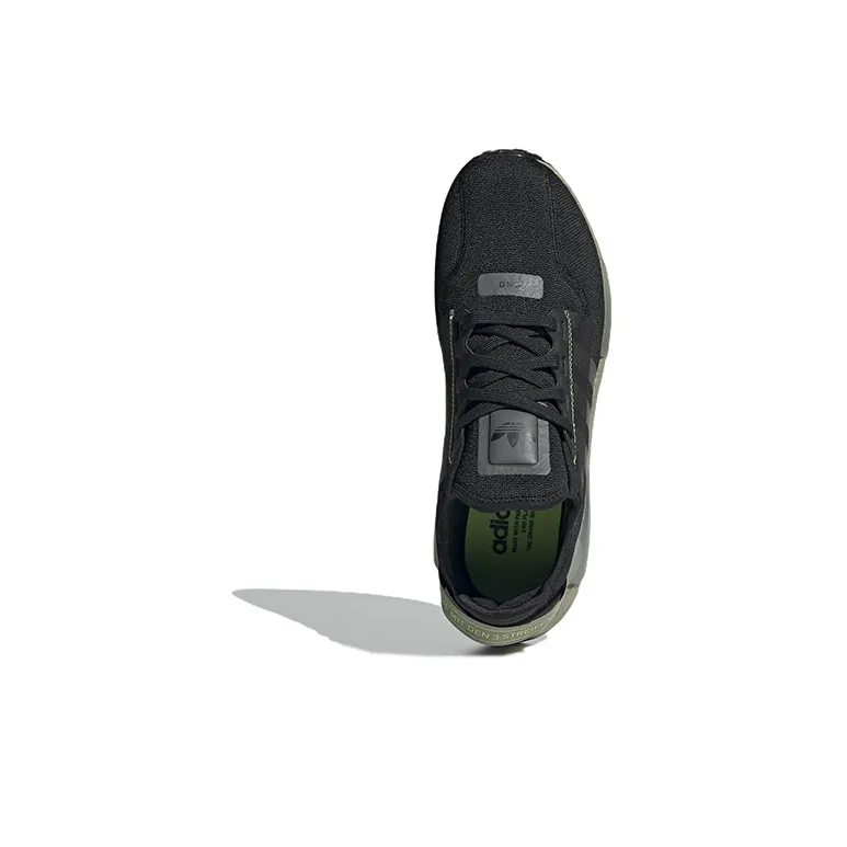 Adidas Originals NMD_R1 V2 'Black Lime'-4
