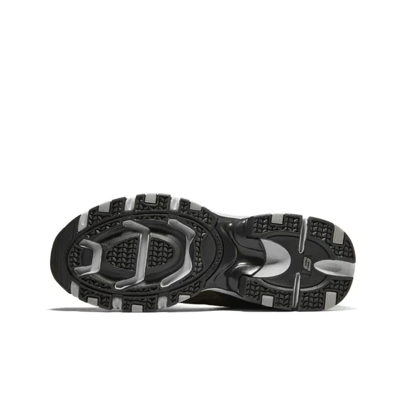 Skechers Vigor 2.0 Cushioned Anti Slip Wear Resistant Breathable Lightweight Low Top Casual Shoes Men's Black Brown-4