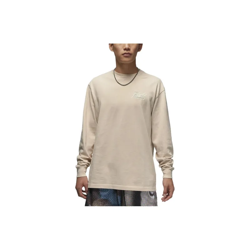 Jordan T Shirts Men Beige-0