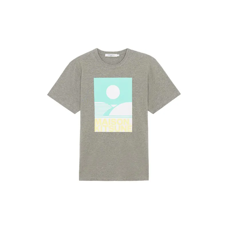 Maison Kitsune T Shirts Men Gray-0