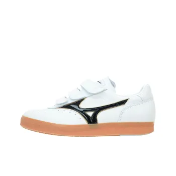 Mizuno Special Leather Spectra Anti-Slip Wear-Resistant Low-Top Skateboard Shoes White Black Orange
