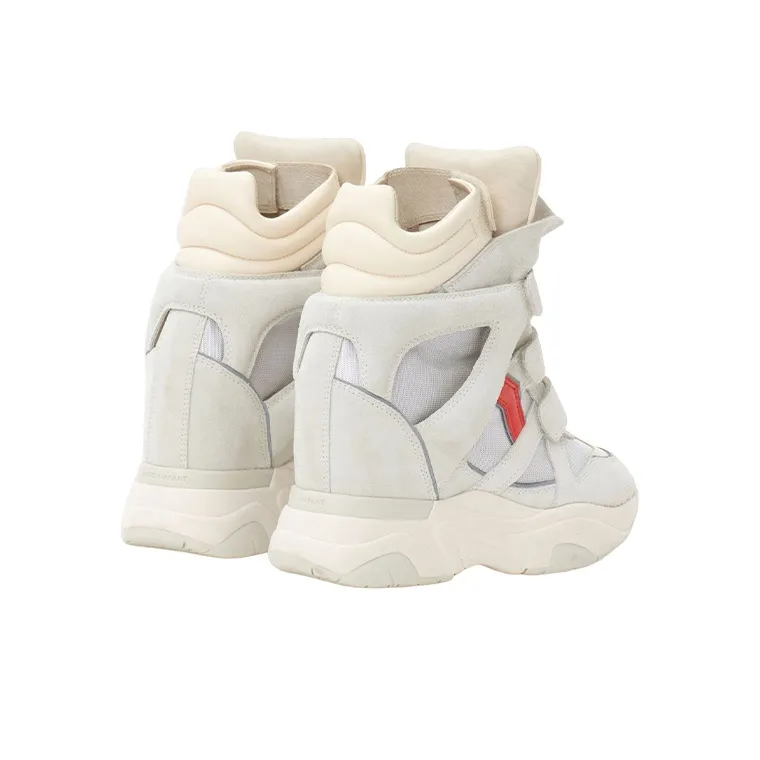 ISABEL MARANT Balskee Casual Shoes Women's High-Top Beige-4