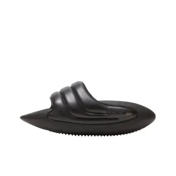 BALMAIN B IT Quilted Leather Mules 'Black'